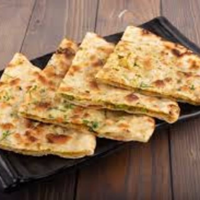 Cheese Paratha (2) With Ketchup.