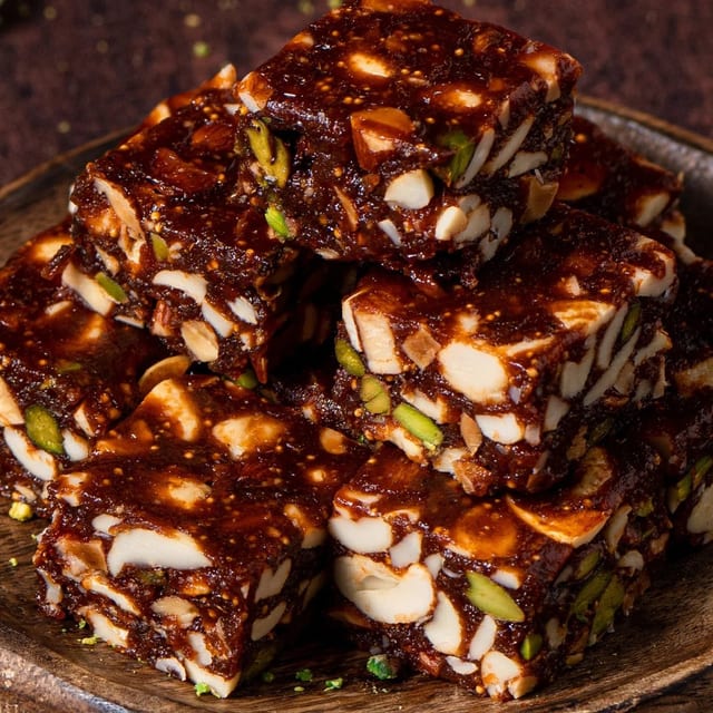 Dry Fruit Burfi Sugar Free.
