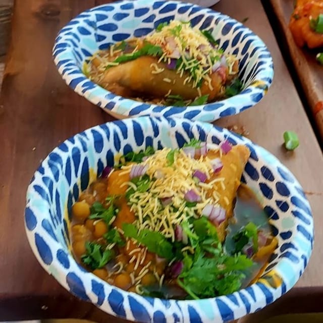 Samosa Chaat.