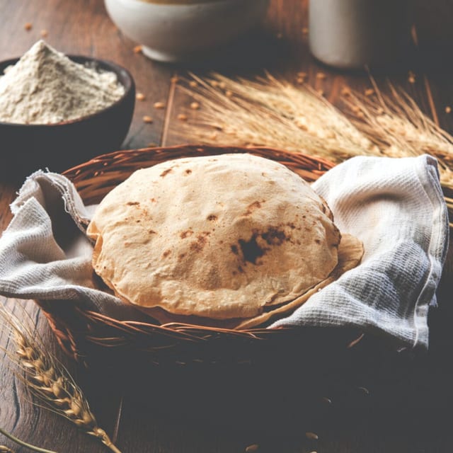 Hand crafted Wheat Roti (10).
